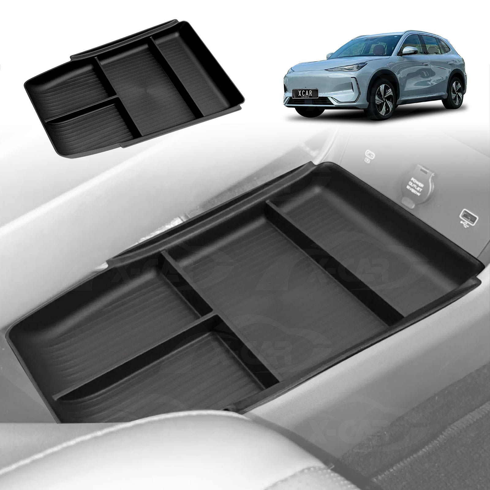 Geely Storage Centre Console Organizer Tray for Geely EX5 EX 5 2025-Onwards Armrest ...