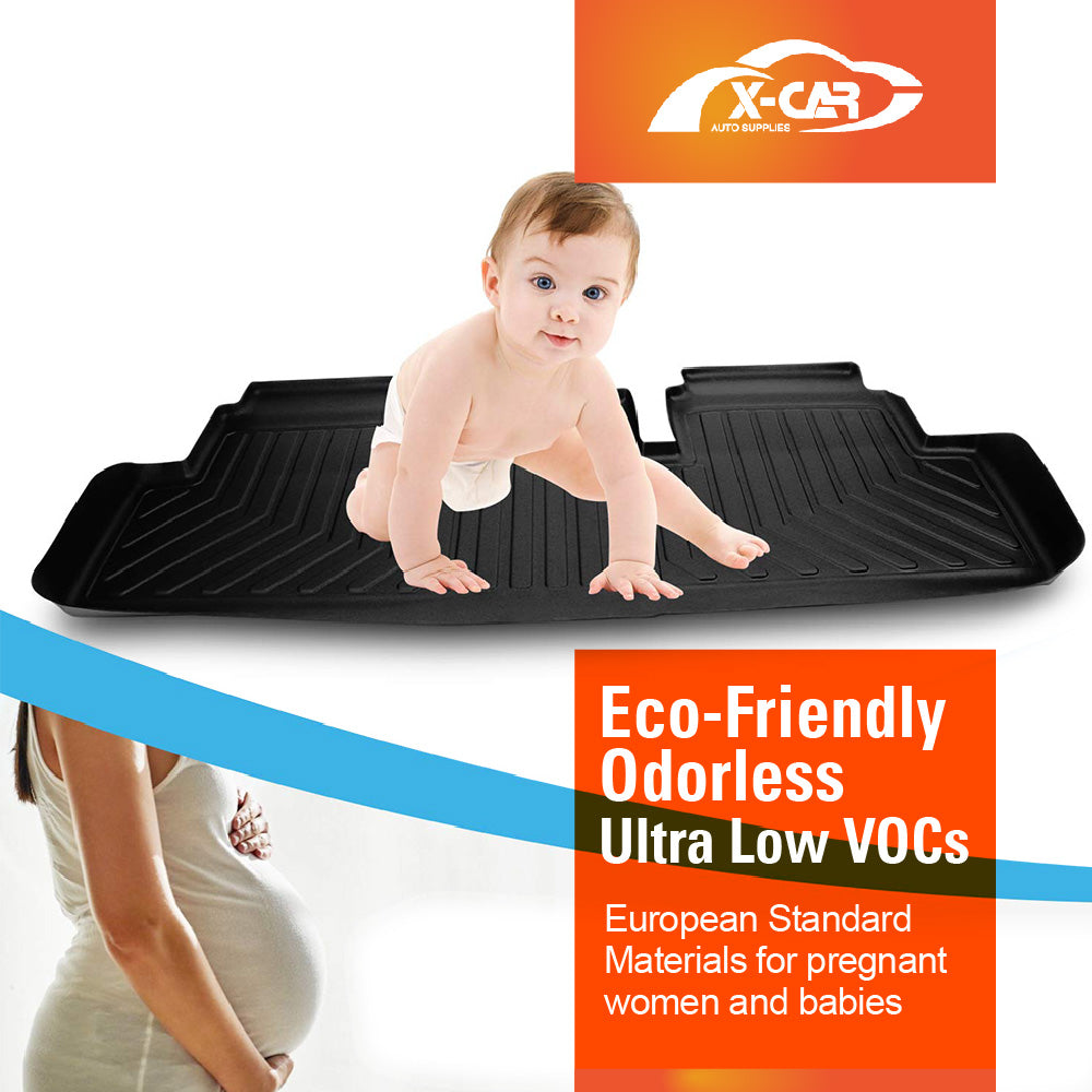 3D Floor Mats for Toyota Prado 250 Series 7-Seater 2024-2025 All-Weather Car Liners [NEW DESIGN]
