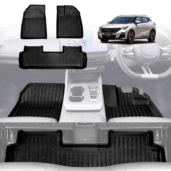 3D Floor Mats for GAC EMZOOM 2025-Onwards All-Weather Car Liners