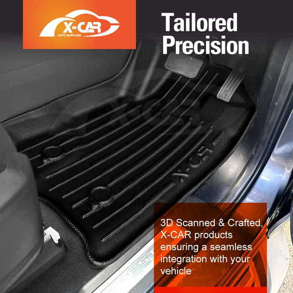 3D Floor Mats for Ford Everest 2015-2022 All-Weather Car Liners