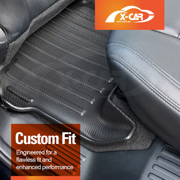 3D Floor Mats for Ford Everest 2022-Onwards All-Weather Liners