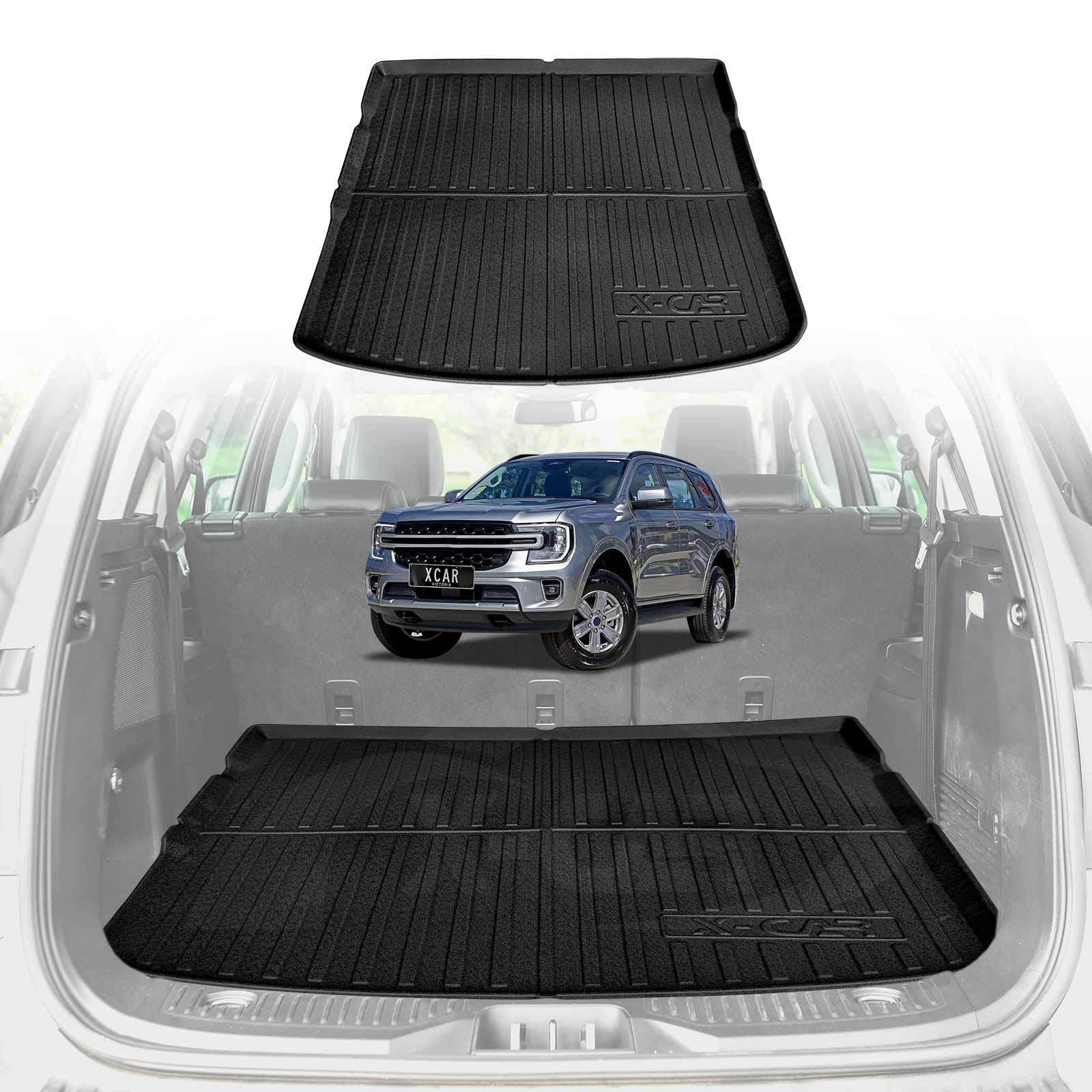 Boot Liner / Back Seat Protector for Ford Everest 2022-2025 Cargo Trunk Mat