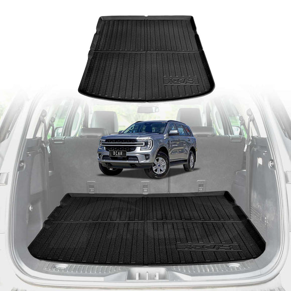 Boot Liner / Back Seat Protector for Ford Everest 2022-Onwards Cargo Trunk Mat