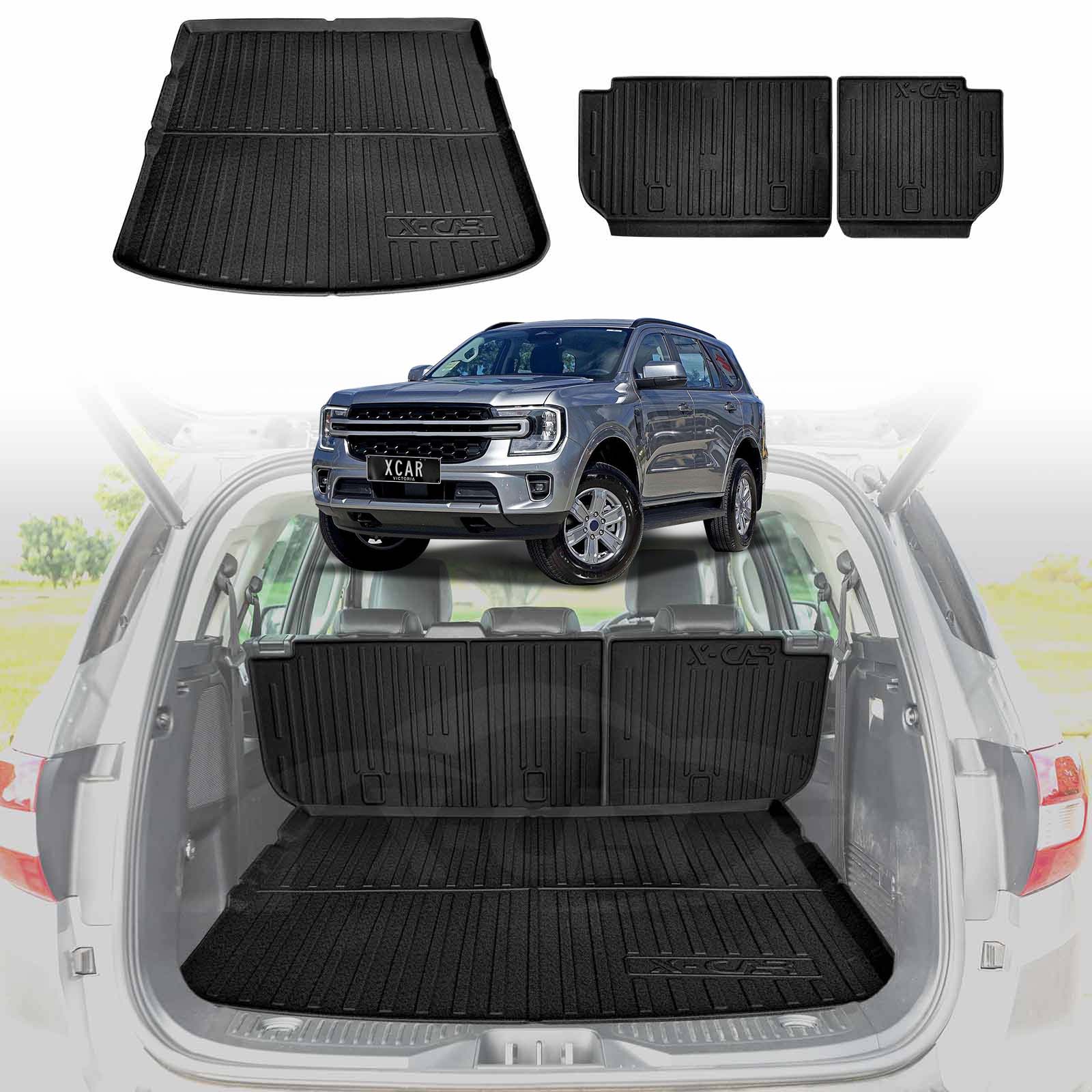 Boot Liner / Back Seat Protector for Ford Everest 2022-2025 Cargo Trunk Mat
