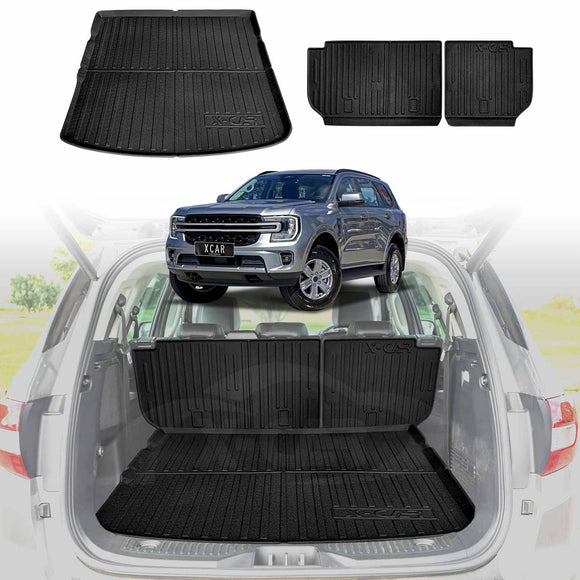 Boot Liner / Back Seat Protector for Ford Everest 2022-Onwards Cargo Trunk Mat
