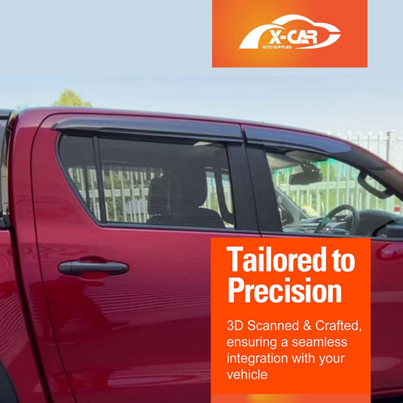 WeatherShields for Toyota Hilux SR5 Double Cab 2026-Onwards