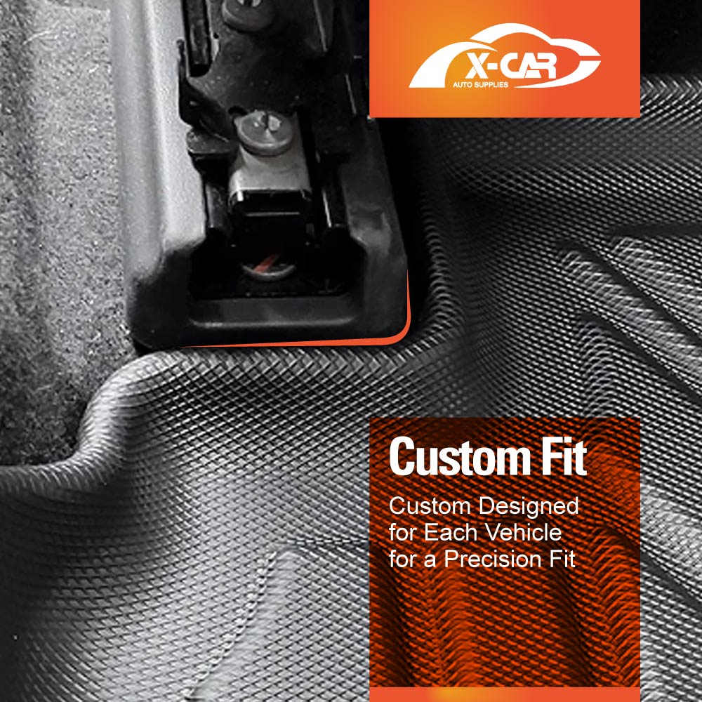 3D Floor Mats for Toyota HiAce Van 2019-2025 All-Weather Car Liners - 0