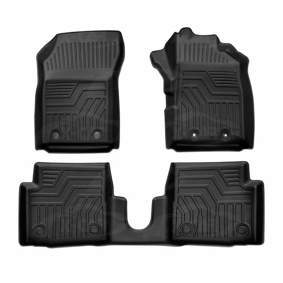 3D Floor Mats for Fiat 500 500C 2008-2024 All Weather Car Liners