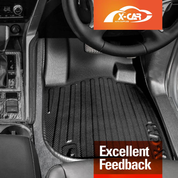 3D Floor Mats for Mitsubishi Pajero Sport 2016-2025 All-Weather Liners