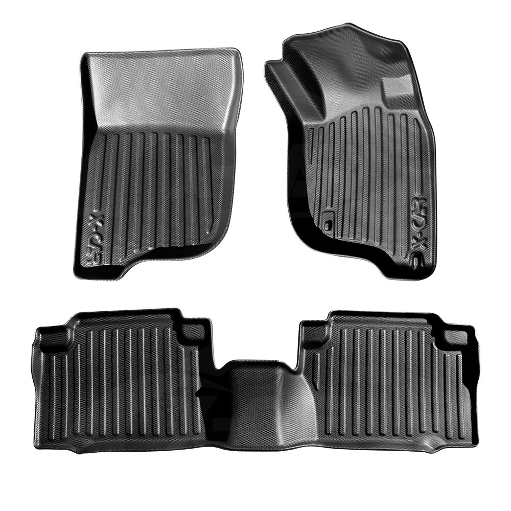 3D Floor Mats for Mitsubishi Pajero Sport 2016-2025 All-Weather Liners - 0