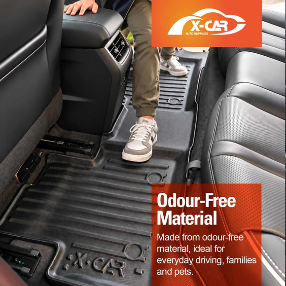 3D Floor Mats for Toyota Prado 250 Series 7-Seater 2024-Onwards All-Weather Car Liners