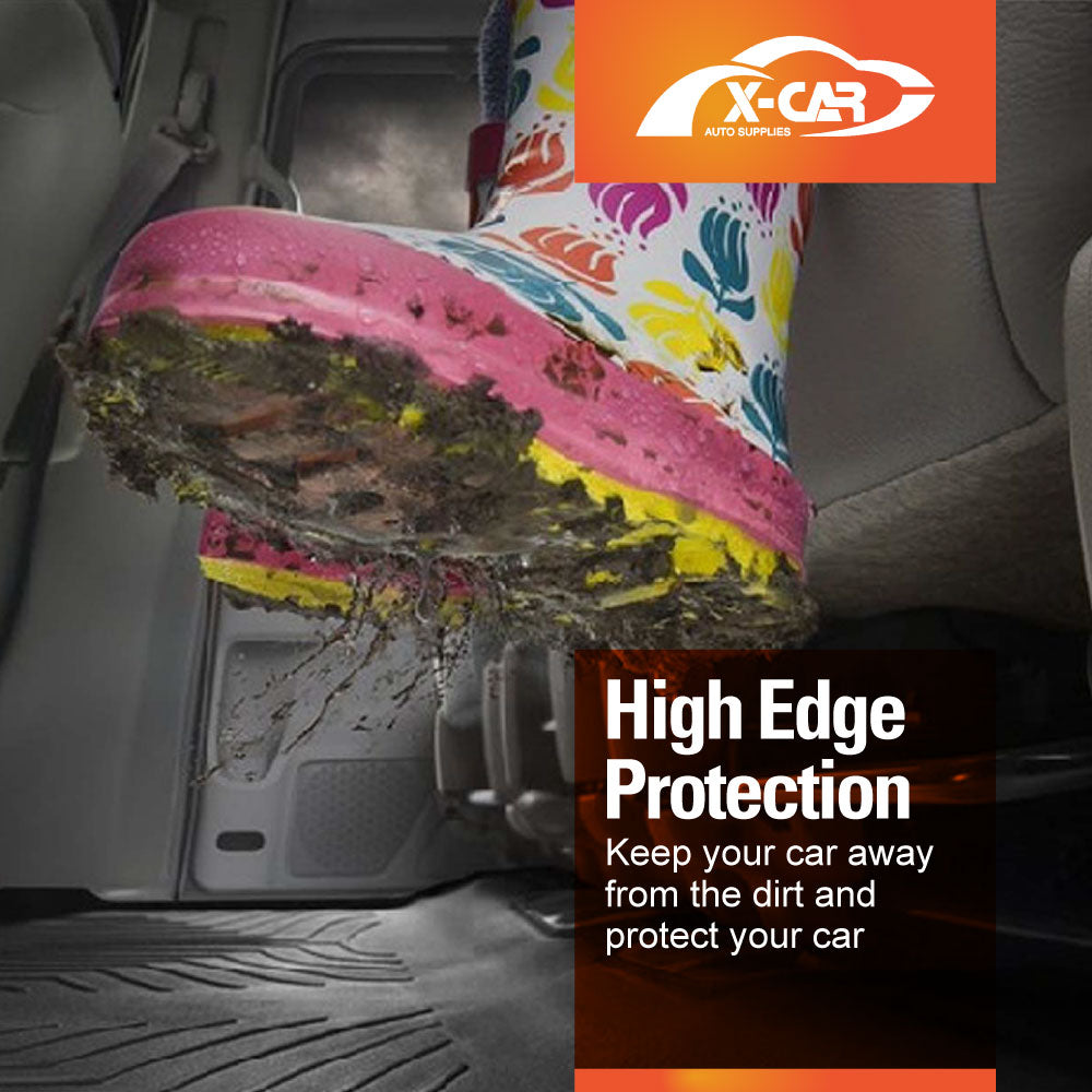 3D Floor Mats for Kia Seltos 2019-Onwards All-Weather Car Liners