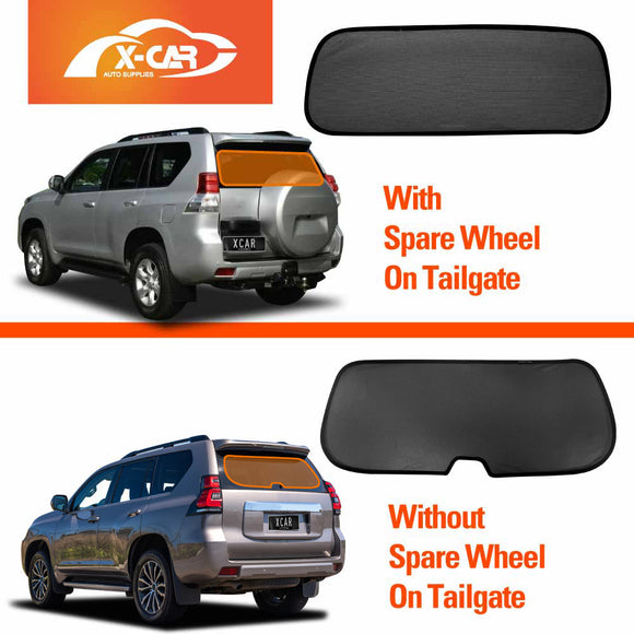 Window Sun Shades for Toyota Prado 150 Series 2009-2024 Rear Windscreen Shade