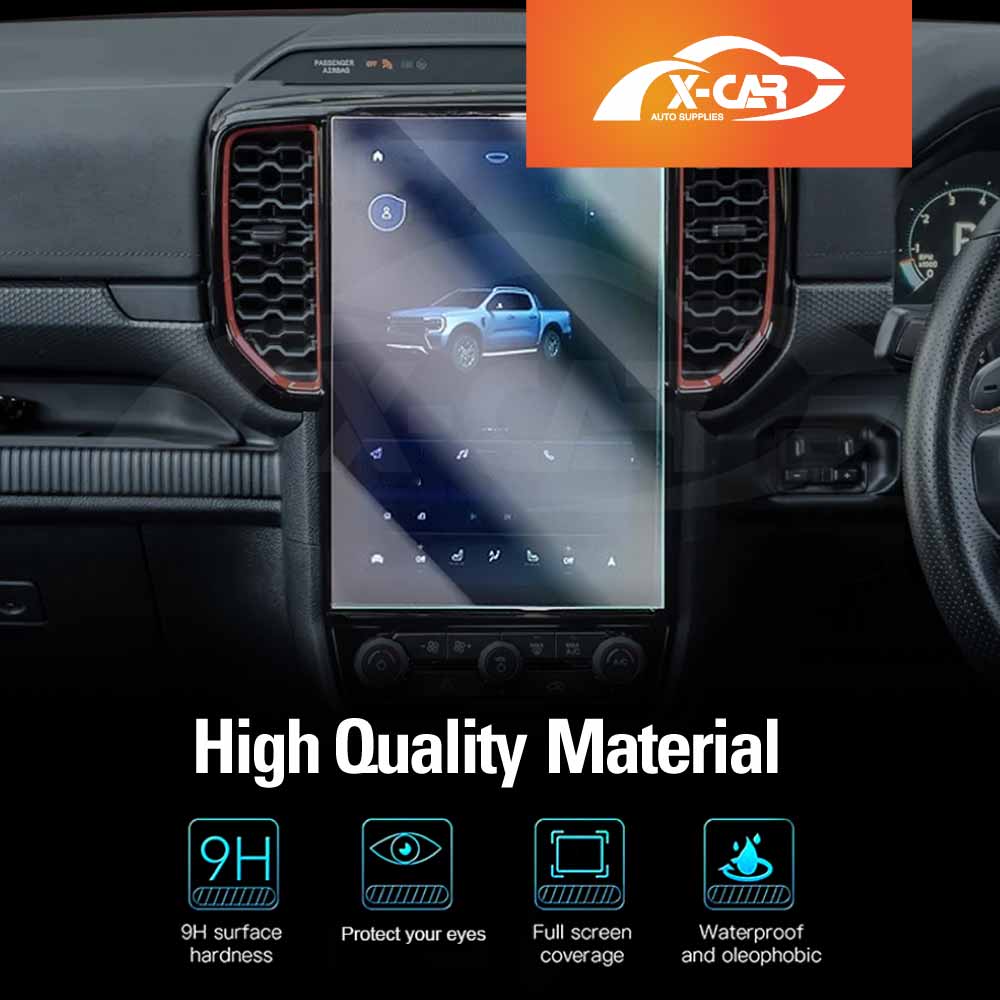 Tempered Glass Screen Protector for Ford Everest 2022-2025 12-inch Touchscreen Cover