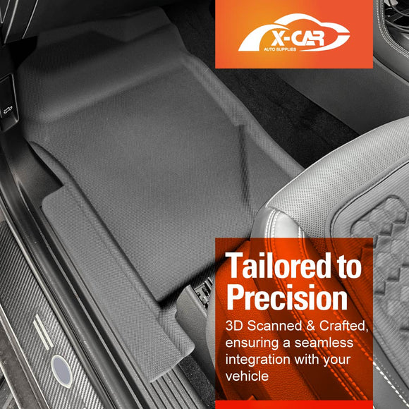 3D Floor Mats for Ford Everest 2022-Onwards Floor Liners Full Set Carpet