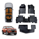 3D Floor Mats for Ford Everest 2022-Onwards Floor Liners Full Set Carpet-1