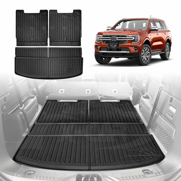 Boot Liner / Back Seat Protector for Ford Everest 2022-Onwards Cargo Trunk Mat