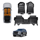 3D Floor Mats for Ford Everest 2022-Onwards All-Weather Liners-18