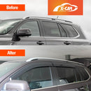 WeatherShields for Ford Next-Gen Everest 2022-Onwards Car Weather Shields Wind Deflectors Sun Visors-6
