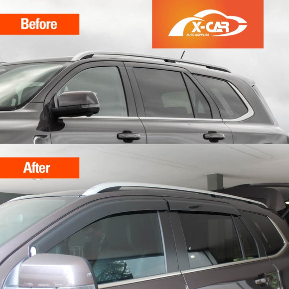 WeatherShields for Ford Next-Gen Everest 2022-Onwards Car Weather Shields Wind Deflectors Sun Visors