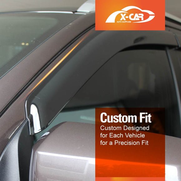 WeatherShields for Ford Next-Gen Everest 2022-Onwards Car Weather Shields Wind Deflectors Sun Visors