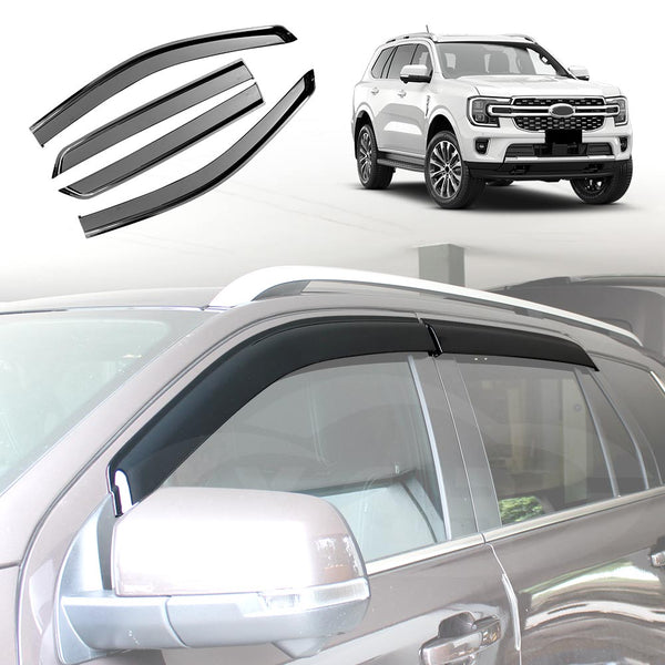 WeatherShields for Ford Next-Gen Everest 2022-2025 Car Weather Shields Wind Deflectors Sun Visors