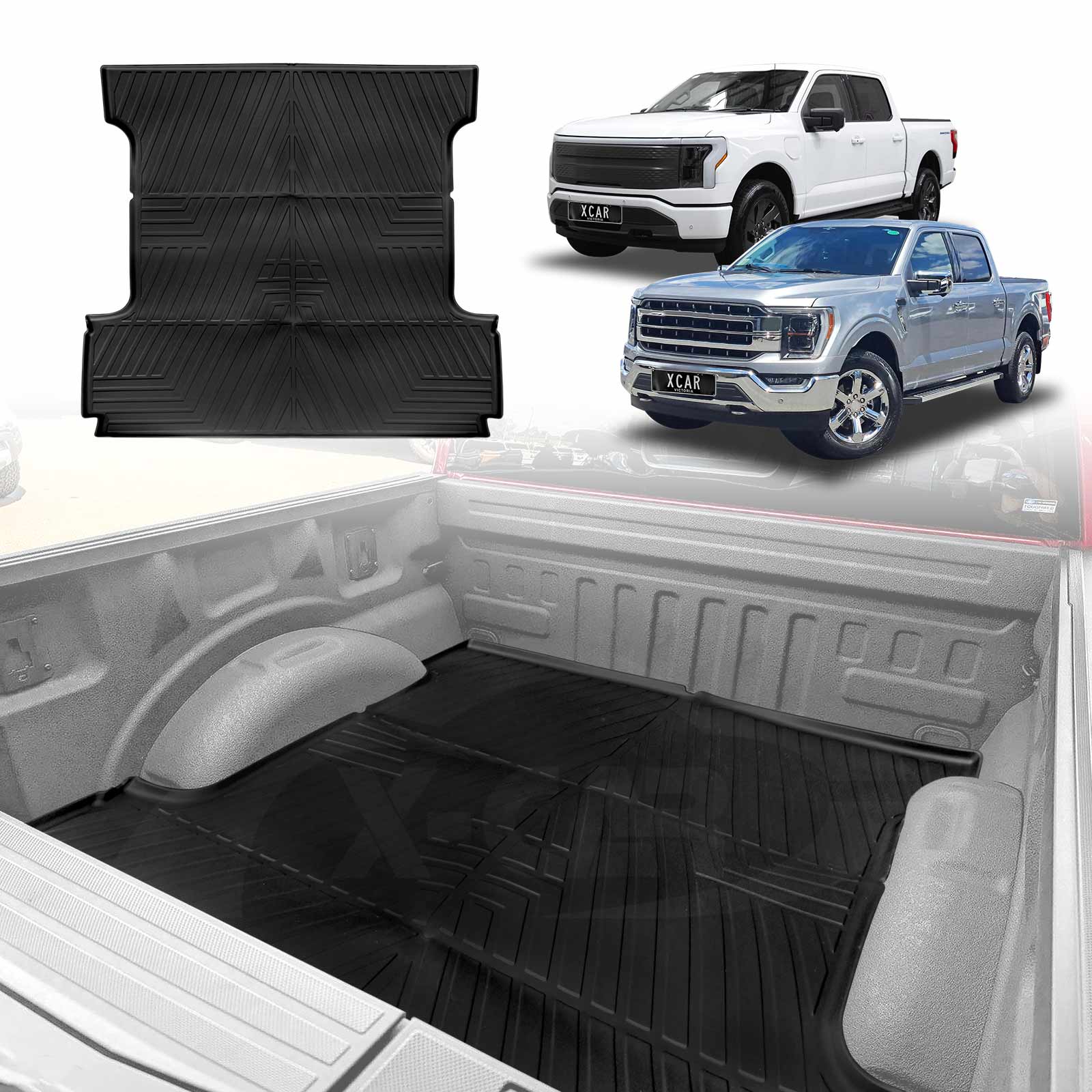Tub Liner for Ford F-150 F150 2015-2025 Heavy Duty All Weather Cargo Trunk Mat Luggage Tray
