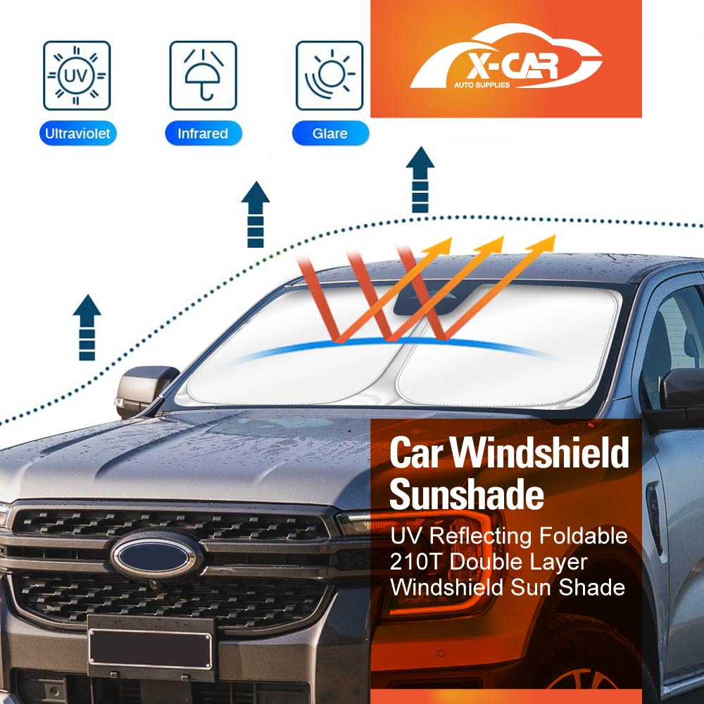 WindScreen Sun Shade for Ford NextGen Ranger 20222024 XCAR