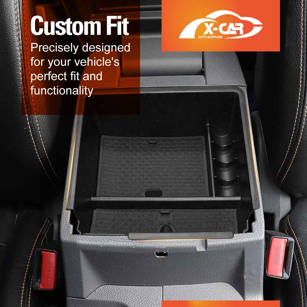 Organizer Tray for Ford Ranger Dual Cab 2011-2022 Armrest Centre Console Storage Box Cup Holder