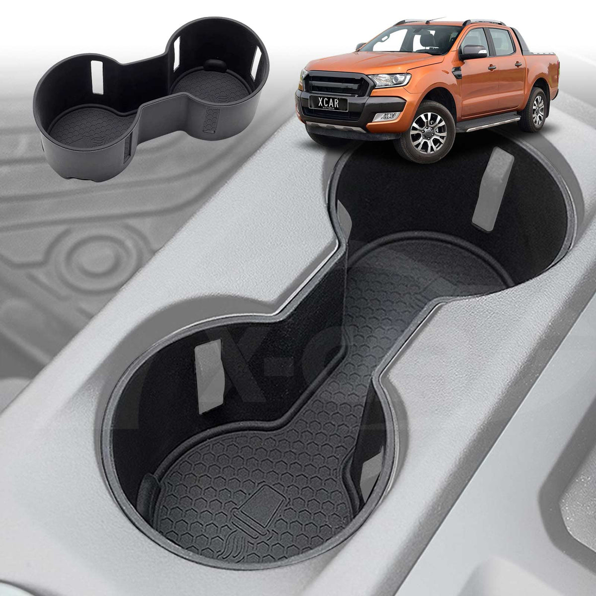 2011 Ford Ranger Console Ford Ranger PX1 PX2 PX3 2011-2022 Dual Cab Console Organiser | X-CAR
