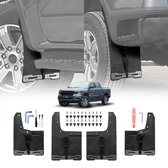 Mud Flaps for Ford NEXT-GEN Ranger Dual Cab 2022-Onwards Splash Guards Mudguard Fender