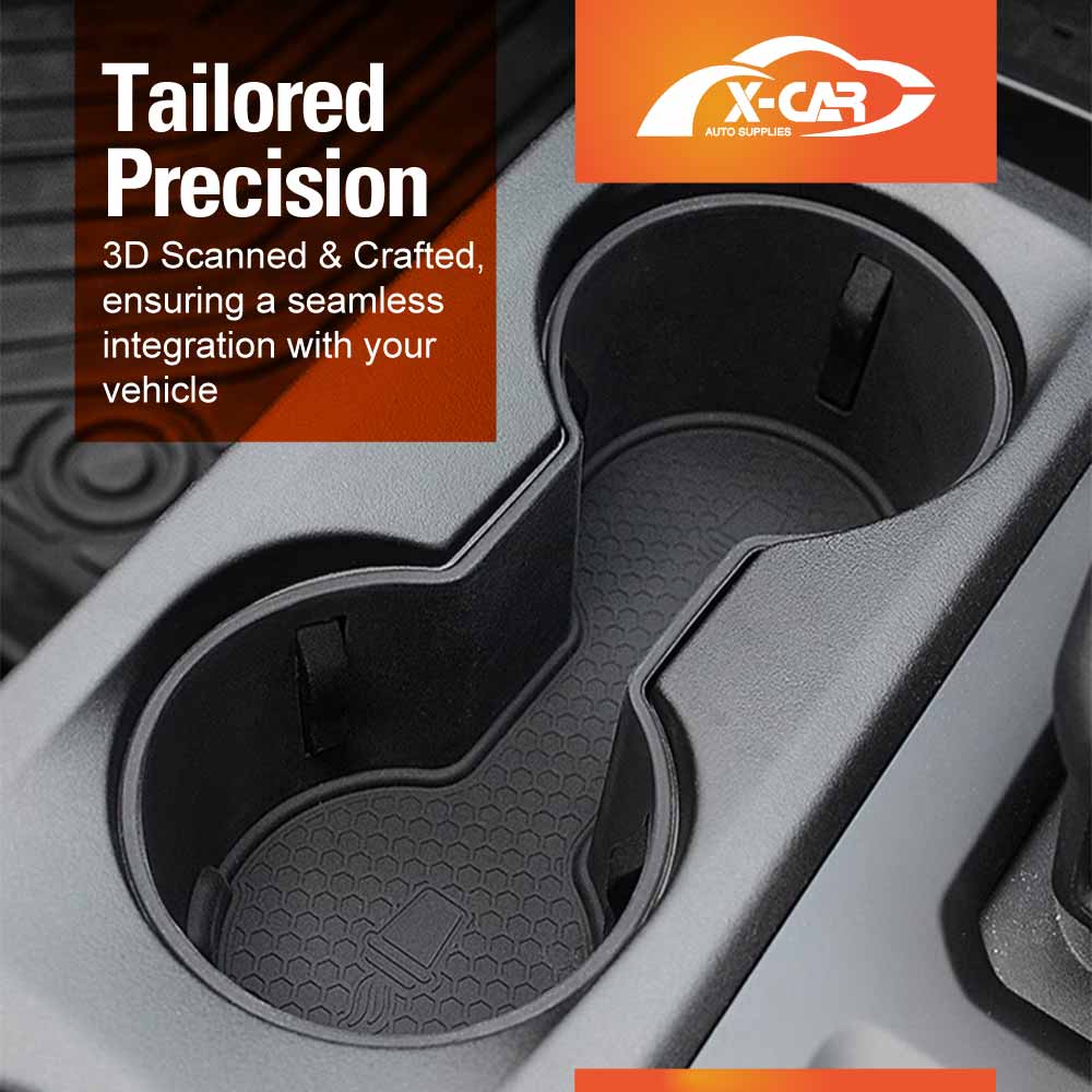 Centre Console Cup Holder Insert for Ford Next-Gen Ranger 2022-Onwards Interior Accessories - 0