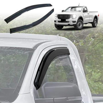 WeatherShields for Ford Next-Gen Ranger Single Cab 2022-2025 Car Weather Shields Wind Deflectors Sun Visors