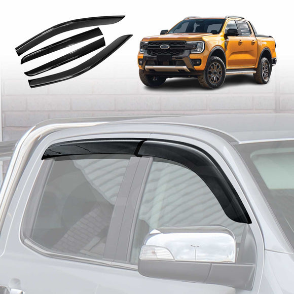 WeatherShields for Ford NEXT-GEN Ranger Dual Cab MY22 2022-Onwards