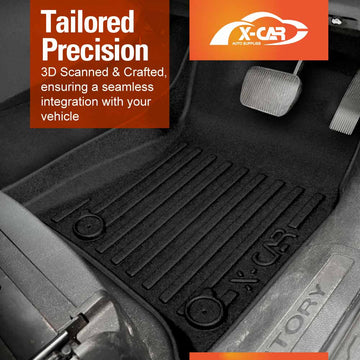 3D Floor Mats for Ford Territory 2004-2016 All-Weather Liners - 0