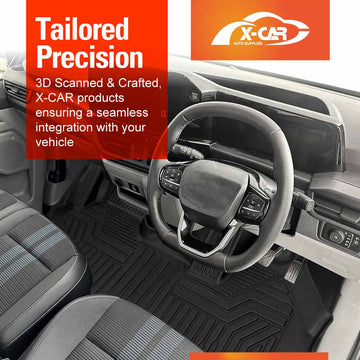 3D Floor Mats for Ford Transit Custom AV Series 2023-Onwards All-Weather Liners - 0