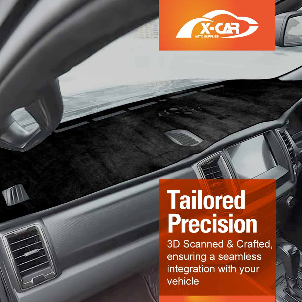 Dash Mat for Ford Everest 2015-2022 Non-Slip Dashboard Pad Cover - 0