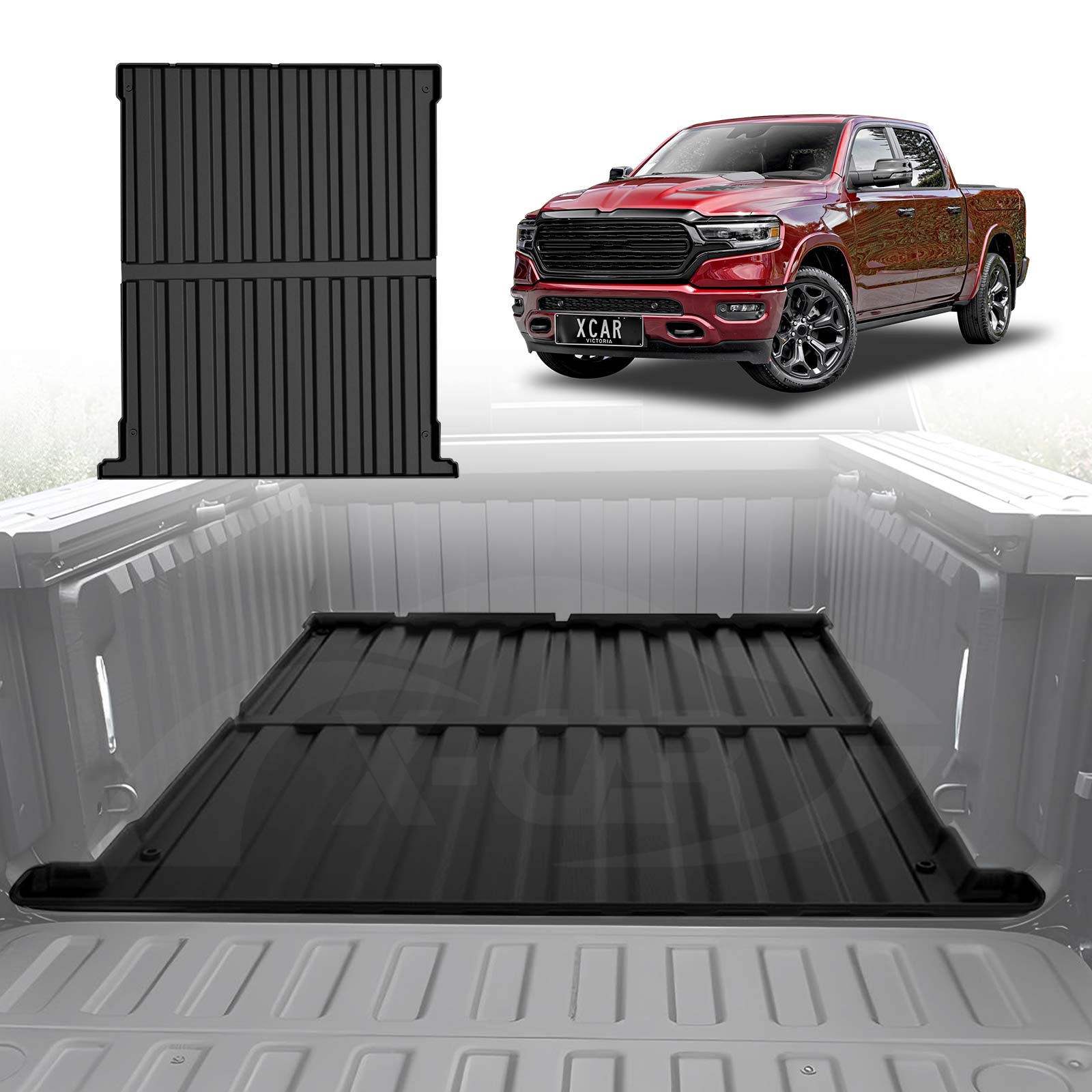Tub Liner for Ram 1500 DT Crewcab 2020-Onwards Heavy Duty Cargo Trunk Mat