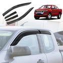 WeatherShields for Ford Ranger Extra/Super Cab 2011-2022 Car Weather Shields Wind Deflectors Sun Visors