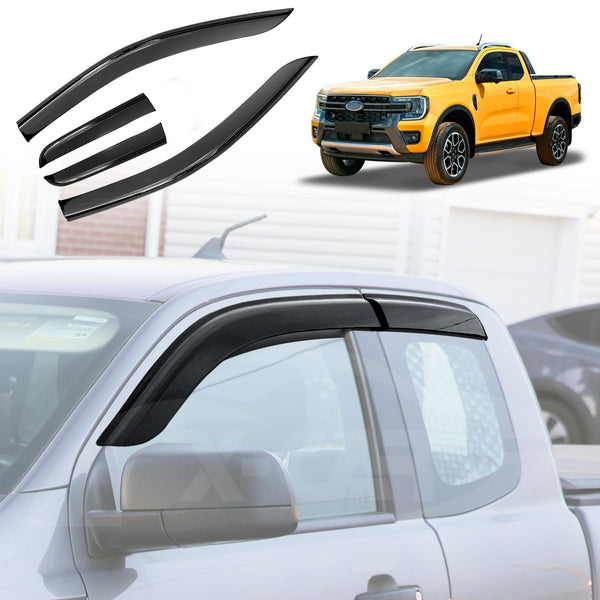 Windshield Ford Ranger WeatherShields for Ford Next-Gen Ranger Extra Super Cab 2022-2025 | X-CAR