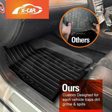 3D Floor Mats for Ford Performance Vehicle FPV F6 GS GT 2008-2014 All-Weather Car Liners - 0