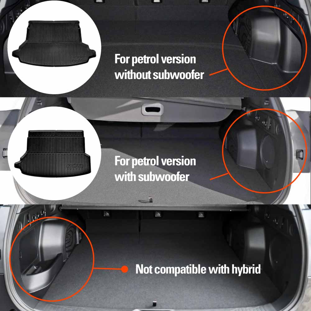 Boot Liner /Back Seat Protector for Subaru Forester 6th Gen 2025-Onwards All Weather Car Mats - 0