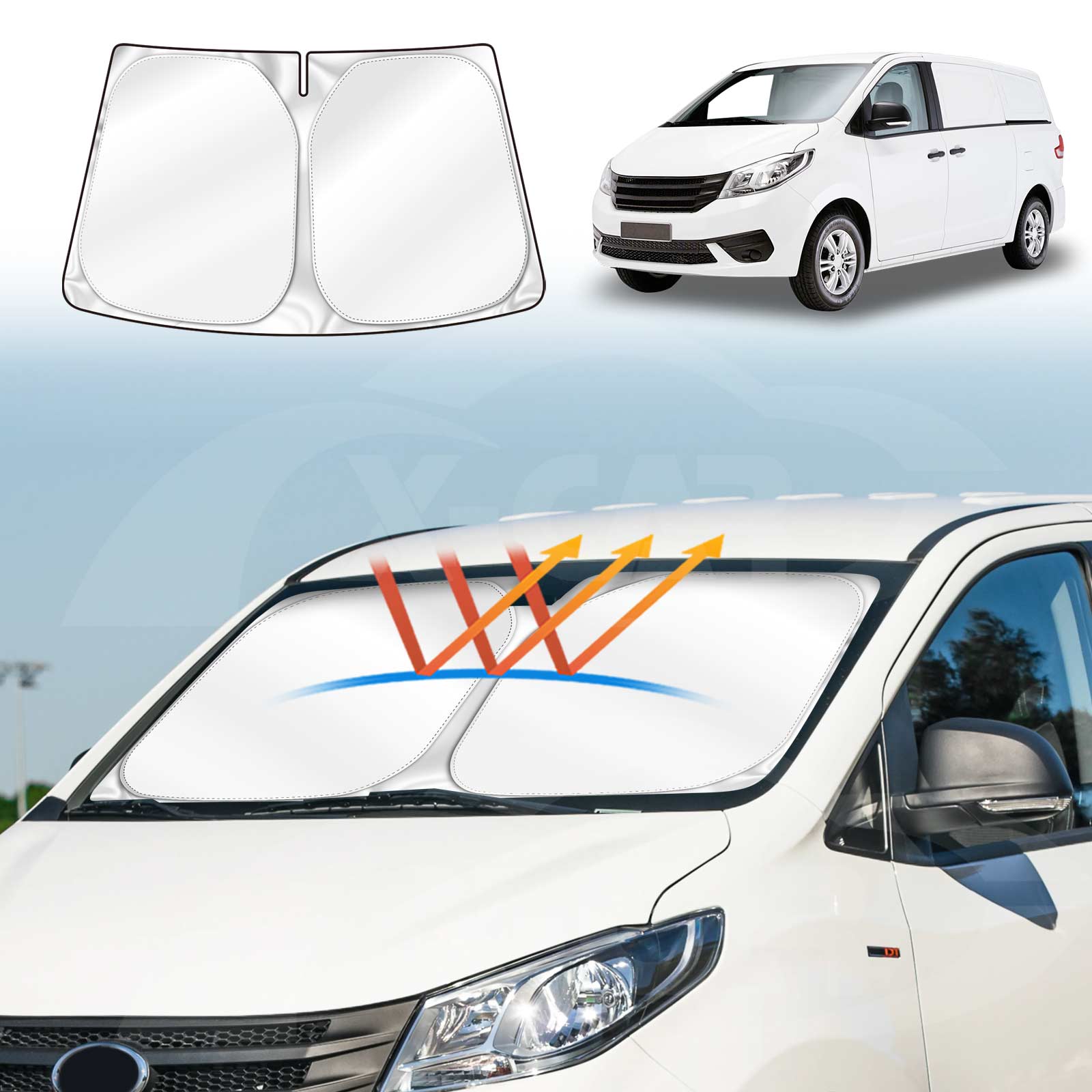 Windshield Sun Shade for LDV G10 Van 2015-Onwards|X-CAR