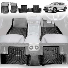 3D All-Weather Floor Mats for Mercedes Benz GLA Class 2014-2019
