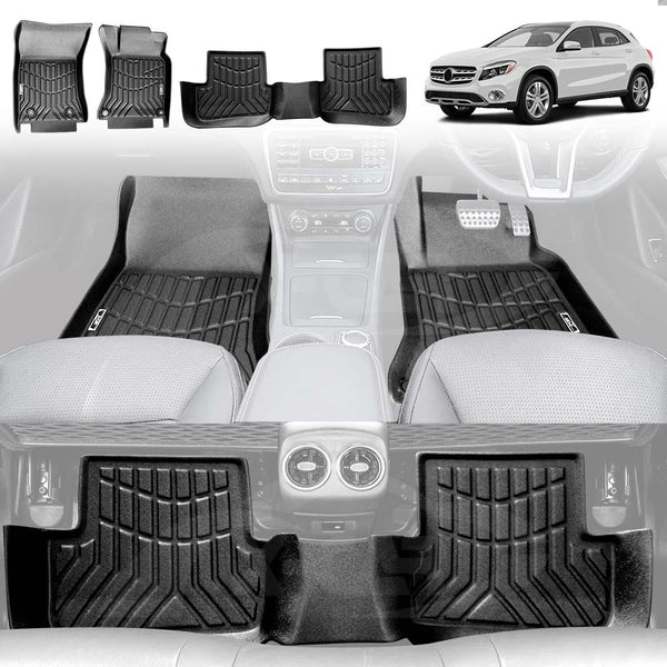 3D All-Weather Floor Mats for Mercedez Benz GLA Class 2014-2019