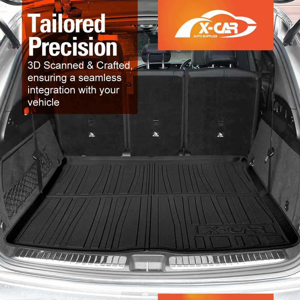 Boot Liner/ Back Seat Protector for Mercedes-Benz GLE 7 Seater 2018-Onwards All Weather Car Mat - 0