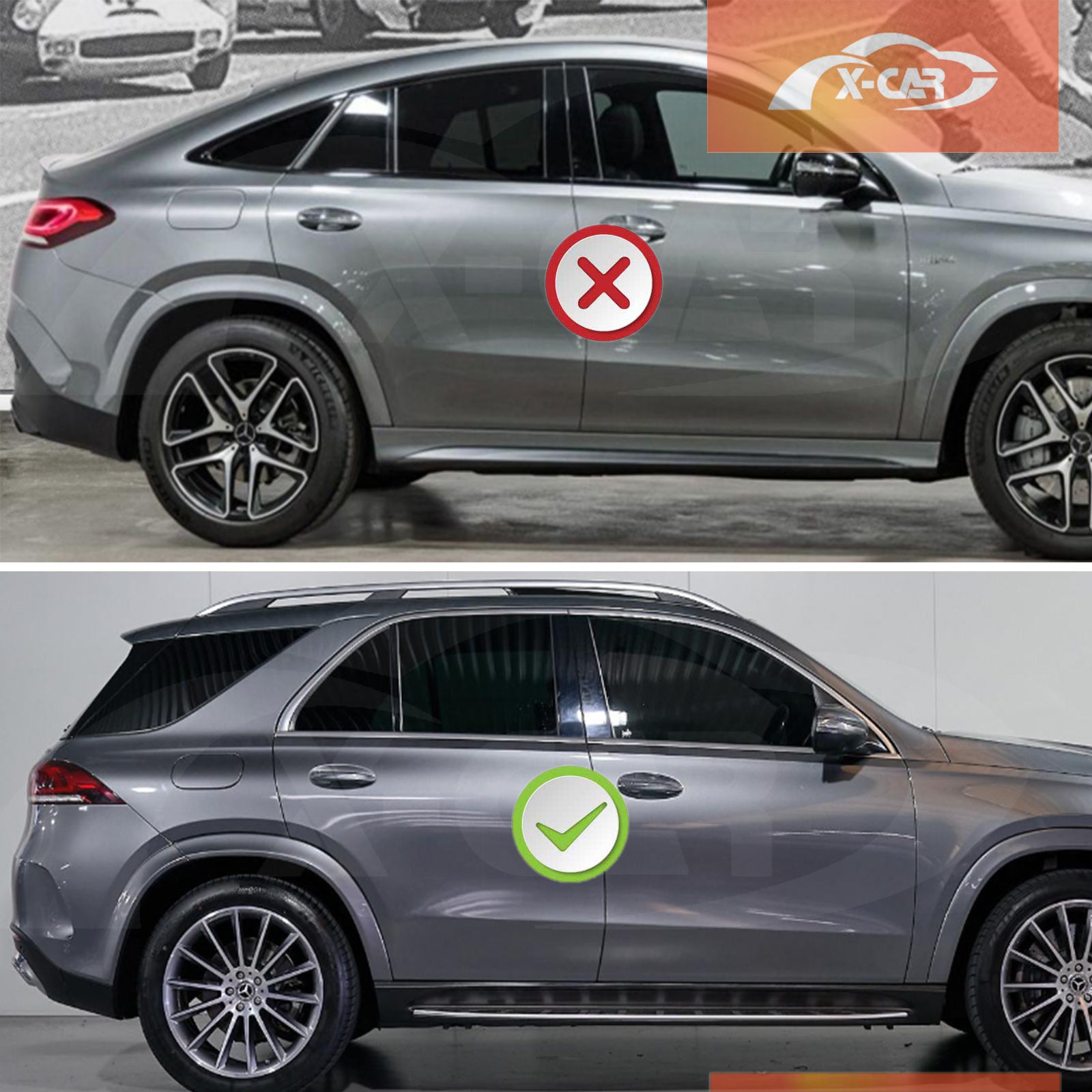 Window Sun Shade for Mercedes-Benz GLE 2018-2025 - 0