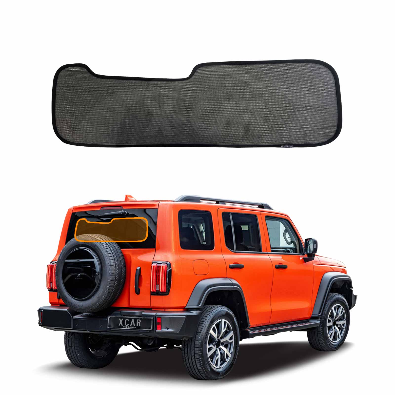 Window Sun Shade for GWM Tank 300 2023-Onwards Blind Mesh