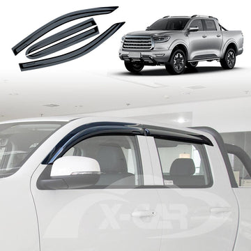 WeatherShields for GWM UTE Cannon 2021-2025 Car Weather Shields Wind Deflectors Sun Visors