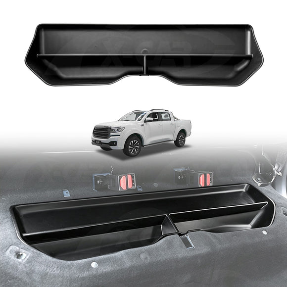 Rear Under Seat Storage Box for GWM Cannon Ultra/Lux/Vanta/XSR/Cannon-X 2021-Onwards Organizer Tray Car Interior Accessories